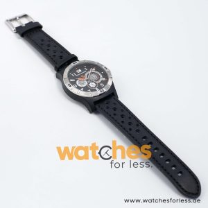 Hugo Boss Men’s Quartz Black Leather Strap Black Dial 44mm Watch 1512536/2