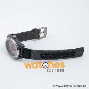 Hugo Boss Men’s Quartz Grey Nylon Strap Grey Dial 43mm Watch 1512550/1