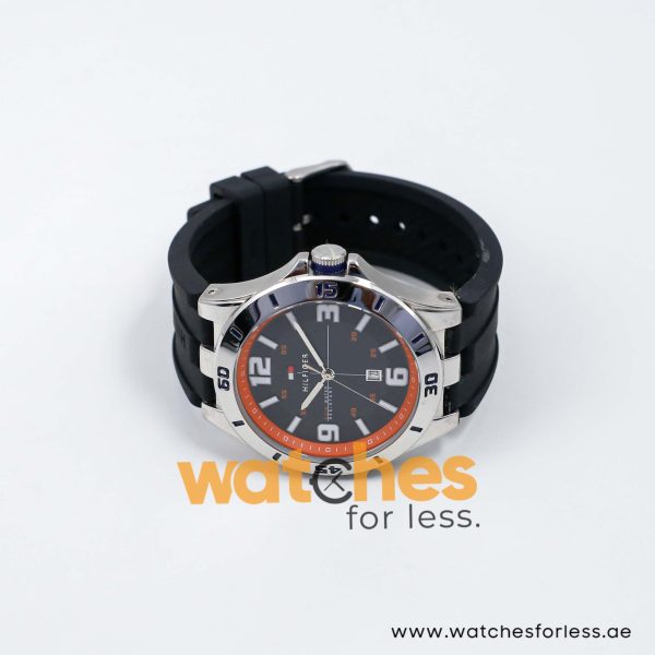 Tommy Hilfiger Men’s Quartz Black Silicone Strap Black Dial 46mm Watch TH2431141614