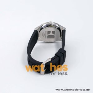 Hugo Boss Men’s Quartz Black Silicone Strap Black Dial 42mm Watch 1512692