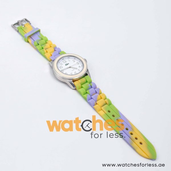 Lacoste Women’s Quartz Multi Color Silicone Strap White Dial 38mm Watch 2000491