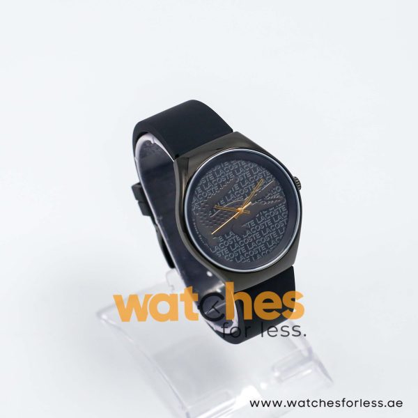 Lacoste Women’s Quartz Black Silicone Strap Black Dial 38mm Watch 2000789