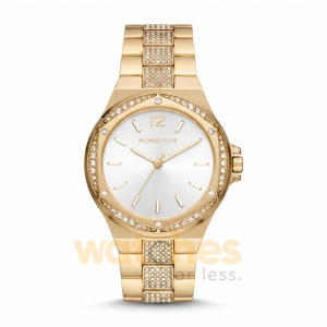 Michael Kors Women’s Quartz Gold Stainless Steel White Dial 37mm Watch MK7361