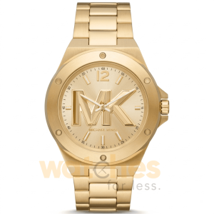 Michael Kors Men’s Quartz Gold Stainless Steel Gold Dial 45mm Watch MK8939