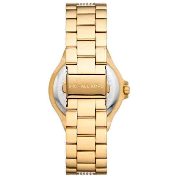 Michael Kors Women’s Quartz Gold Stainless Steel White Dial 37mm Watch MK7361