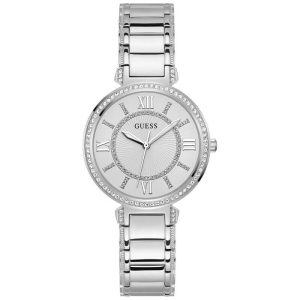 Guess Women’s Quartz Silver Stainless Steel Silver Dial 36mm Watch GW0588L2