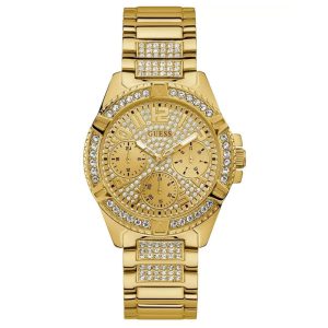 Guess Women’s Quartz Gold Stainless Steel Gold Dial 40mm Watch W1156L2