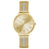 Guess Women’s Quartz Two Tone Stainless Steel Gold Dial 38mm Watch W1155L3