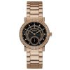 Guess Women’s Quartz Rose Gold Stainless Steel Black Dial 38mm Watch W1006L2 UAE DUBAI AJMAN SHARJAH ABU DHABI RAS AL KHAIMA UMM UL QUWAIN ALAIN FUJAIRAH