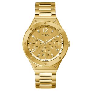 Guess Men’s Quartz Gold Stainless Steel Gold Dial 44mm Watch GW0454G2