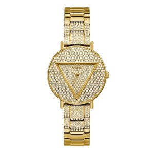 Guess Women’s Quartz Gold Stainless Steel Champagne Dial 36mm Watch GW0512L2