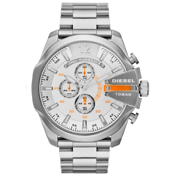 Diesel Men’s Quartz Silver Stainless Steel Silver Dial 51mm Watch DZ4328 UAE DUBAI AJMAN SHARJAH ABU DHABI RAS AL KHAIMA UMM UL QUWAIN ALAIN FUJAIRAH