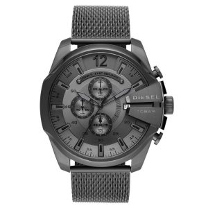 Diesel Men’s Quartz Grey Stainless Steel Grey Dial 51mm Watch DZ4527