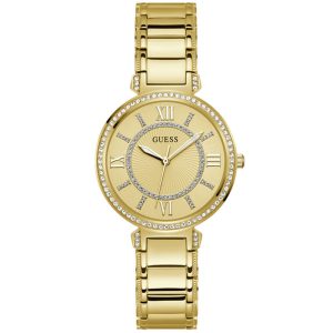 Guess Women’s Quartz Gold Stainless Steel Champagne Dial 36mm Watch GW0588L1