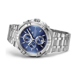 Maurice Lacroix Men’s Quartz Swiss Made Silver Stainless Steel Blue Dial 44mm Watch AI1018-SS002-430-1