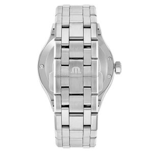 Maurice Lacroix Men’s Quartz Swiss Made Silver Stainless Steel Green Dial 40mm Watch AI1108-SS002-630-1