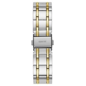 Guess Women’s Quartz Two Tone Stainless Steel Silver Dial 40mm Watch W0933L5