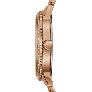 Guess Women’s Quartz Rose Gold Stainless Steel Black Dial 38mm Watch W1006L2