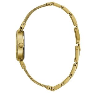 Guess Women’s Quartz Gold Stainless Steel Gold Dial 27mm Watch W1009L2