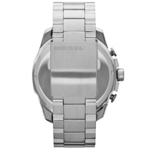 Diesel Men’s Quartz Silver Stainless Steel Black Dial 51mm Watch DZ4308