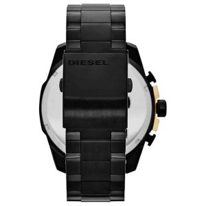 Diesel Men’s Quartz Black Stainless Steel Black Dial 53mm Watch DZ4338