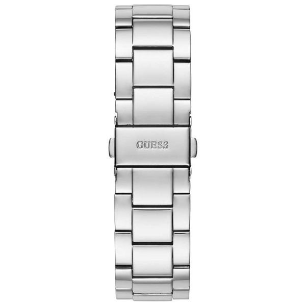 Guess Women’s Quartz Silver Stainless Steel Blue Mother Of Pearl Dial 36mm Watch GW0047L1