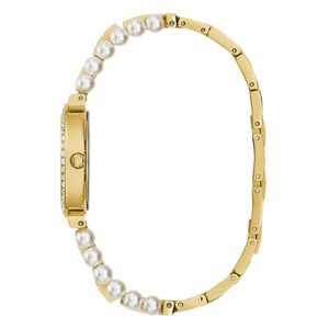 Guess Women’s Quartz Two Tone Stainless Steel Champagne Dial 30mm Bracelet Watch GW0531L2