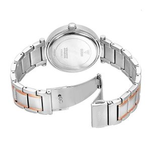 Guess Women’s Quartz Two Tone Stainless Steel Silver Dial 36mm Watch W0636L1