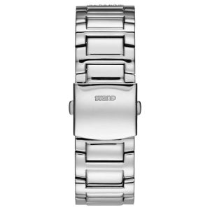 Guess Men’s Quartz Silver Stainless Steel Silver Dial 48mm Watch W0799G1