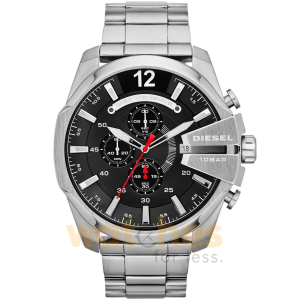 Diesel Men’s Quartz Silver Stainless Steel Black Dial 51mm Watch DZ4308 UAE DUBAI AJMAN SHARJAH ABU DHABI RAS AL KHAIMA UMM UL QUWAIN ALAIN FUJAIRAH