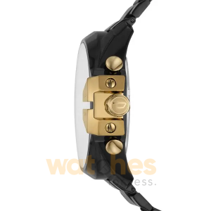 Alternative view of Diesel Men’s Quartz Black Stainless Steel Gold Dial 51mm Watch DZ4485