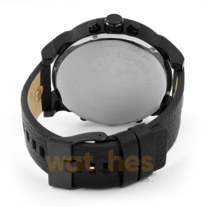Alternative view of Diesel Men’s Quartz Black Leather Strap Black Dial 57mm (Four Time zone) Watch DZ7350