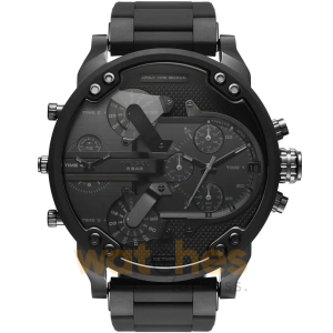 Diesel Men’s Quartz Black Stainless Steel Black Dial 57mm (Four Time Zone) Watch DZ7396 UAE DUBAI AJMAN SHARJAH ABU DHABI RAS AL KHAIMA UMM UL QUWAIN ALAIN FUJAIRAH