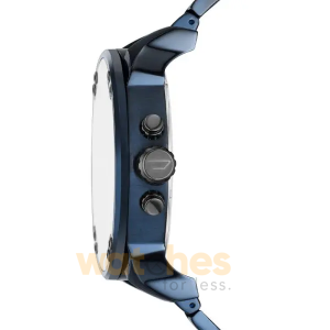 Alternative view of Diesel Men’s Quartz Blue Stainless Steel Grey Dial 57mm (Four Time Zone) Watch DZ7414