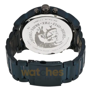Diesel Men’s Quartz Blue Stainless Steel Grey Dial 57mm (Four Time Zone) Watch DZ7414 - Image 3