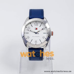 Tommy Hilfiger Women’s Quartz Navy Blue Hybrid Strap White Dial 40mm Watch TH1923141311/3