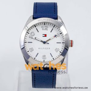 Tommy Hilfiger Women’s Quartz Navy Blue Hybrid Strap White Dial 40mm Watch TH1923141311/3