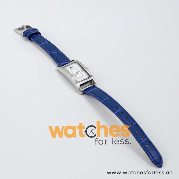 Lacoste Women’s Quartz Blue Leather Strap White Dial 18mm Watch 2000416