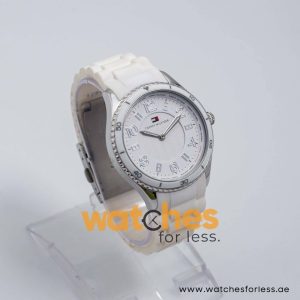 Tommy Hilfiger Women’s Quartz White Silicone Strap White Dial 38mm Watch 1781058