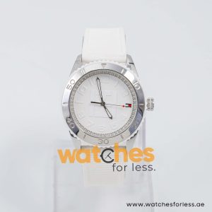 Tommy Hilfiger Women’s Quartz White Silicone Strap White Dial 38mm Watch 1781122