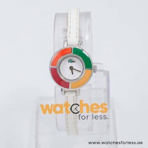 Lacoste Women’s Quartz White Leather Strap White Dial 23mm Watch 2000424