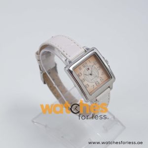 Tommy Hilfiger Women’s Quartz White Leather Strap Light Peach Dial 33mm Watch 1780830/2