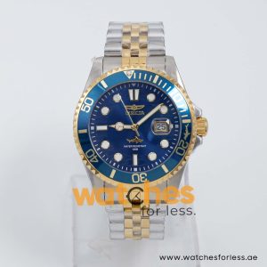 Invicta Men’s Quartz Two Tone Stainless Steel Blue Dial 43mm Watch 30616