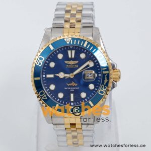 Invicta Men’s Quartz Two Tone Stainless Steel Blue Dial 43mm Watch 30616