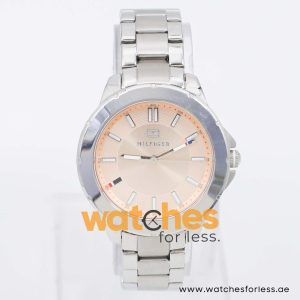 Tommy Hilfiger Women’s Quartz Silver Stainless Steel Peach Dial 38mm Watch 1781415