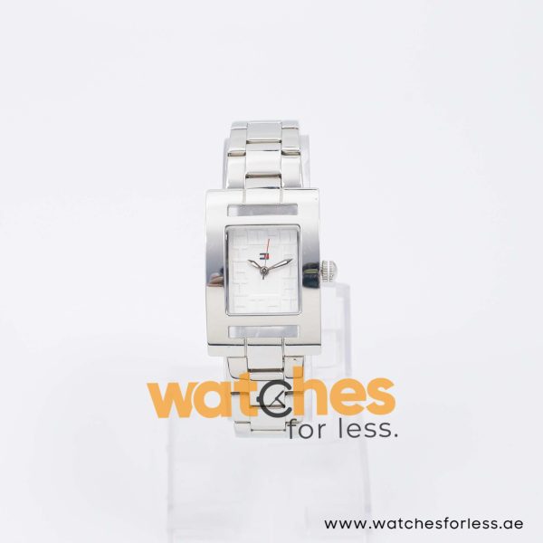 Tommy Hilfiger Women’s Quartz Silver Stainless Steel White Dial 25mm Watch 1781065 UAE DUBAI AJMAN SHARJAH ABU DHABI RAS AL KHAIMA UMM UL QUWAIN ALAIN FUJAIRAH