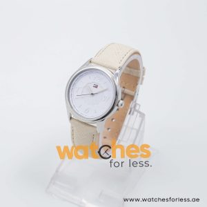 Tommy Hilfiger Women’s Quartz Cream Leather Strap White Dial 34mm Watch 1780984/1