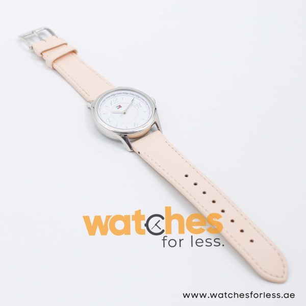 Tommy Hilfiger Women’s Quartz Light Peach Leather Strap White Dial 34mm Watch 1780984 UAE DUBAI AJMAN SHARJAH ABU DHABI RAS AL KHAIMA UMM UL QUWAIN ALAIN FUJAIRAH