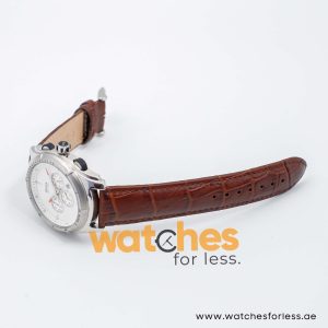 Hugo Boss Men’s Quartz Brown Leather Strap White Dial 44mm Watch 1512153/2 UAE DUBAI AJMAN SHARJAH ABU DHABI RAS AL KHAIMA UMM UL QUWAIN ALAIN FUJAIRAH