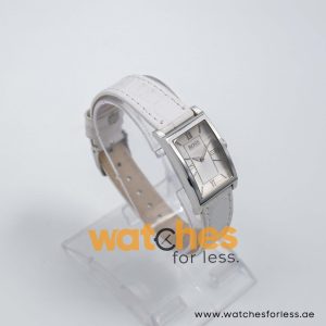 Hugo Boss Women’s Quartz White Leather Strap Silver Sunray Dial 21mm Watch 1502175/1 UAE DUBAI AJMAN SHARJAH ABU DHABI RAS AL KHAIMA UMM UL QUWAIN ALAIN FUJAIRAH